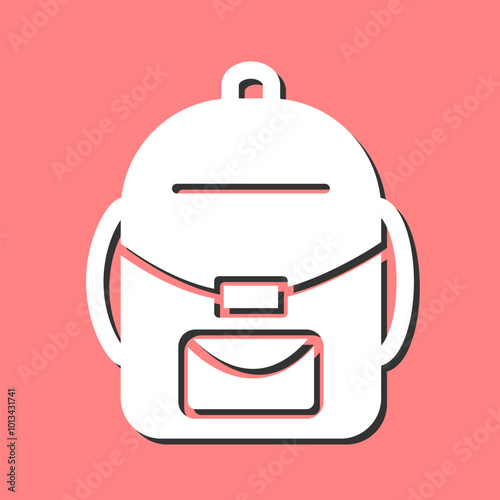Backpack Vector Icon