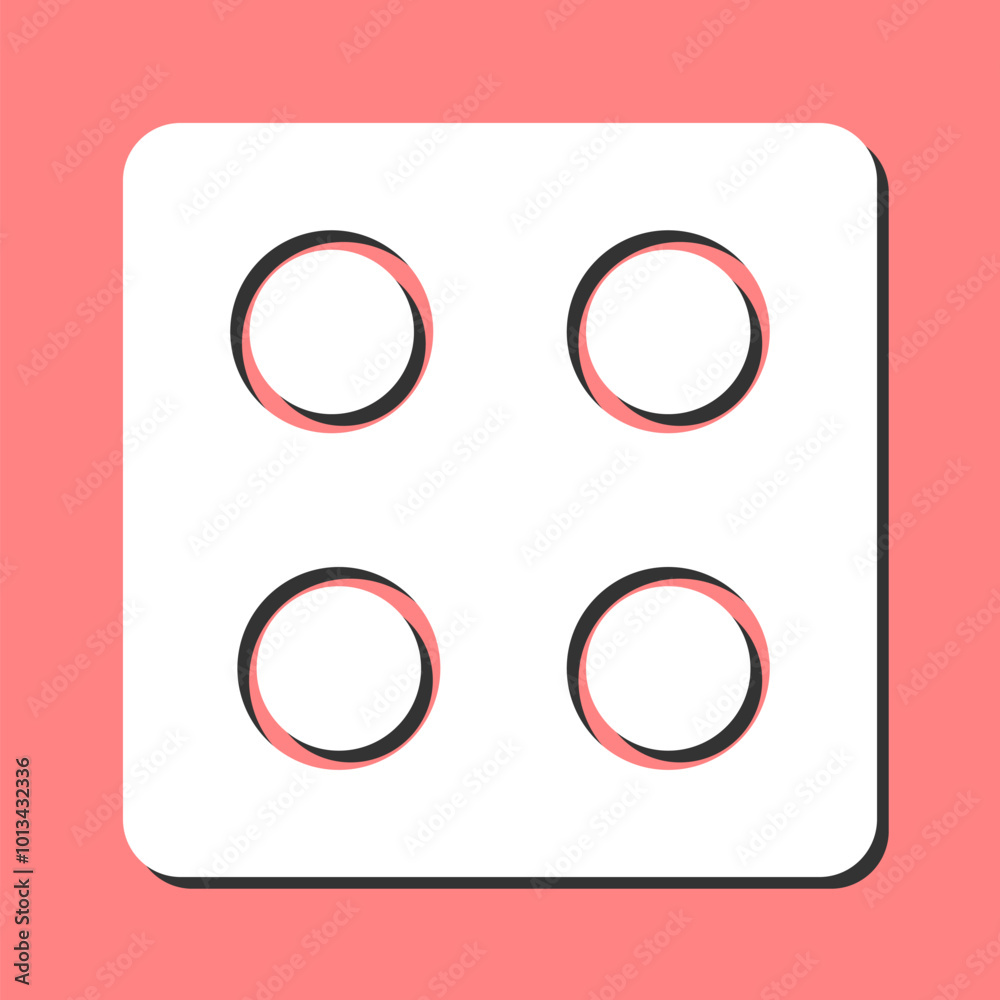 Dice Vector Icon Dice Vector Icon