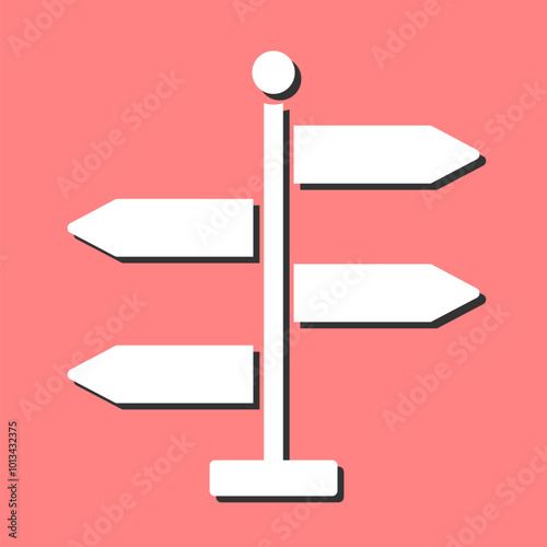 Directions Vector Icon