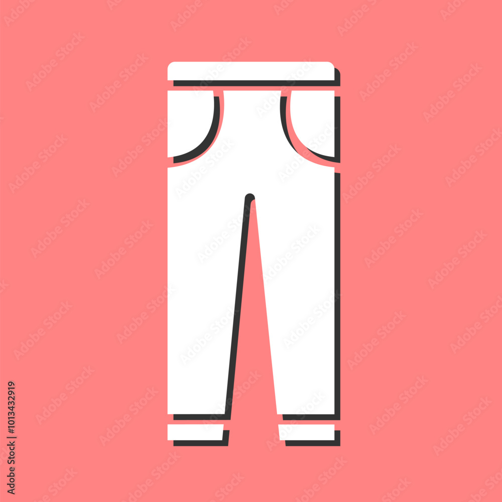 Trousers Vector Icon Trousers Vector Icon