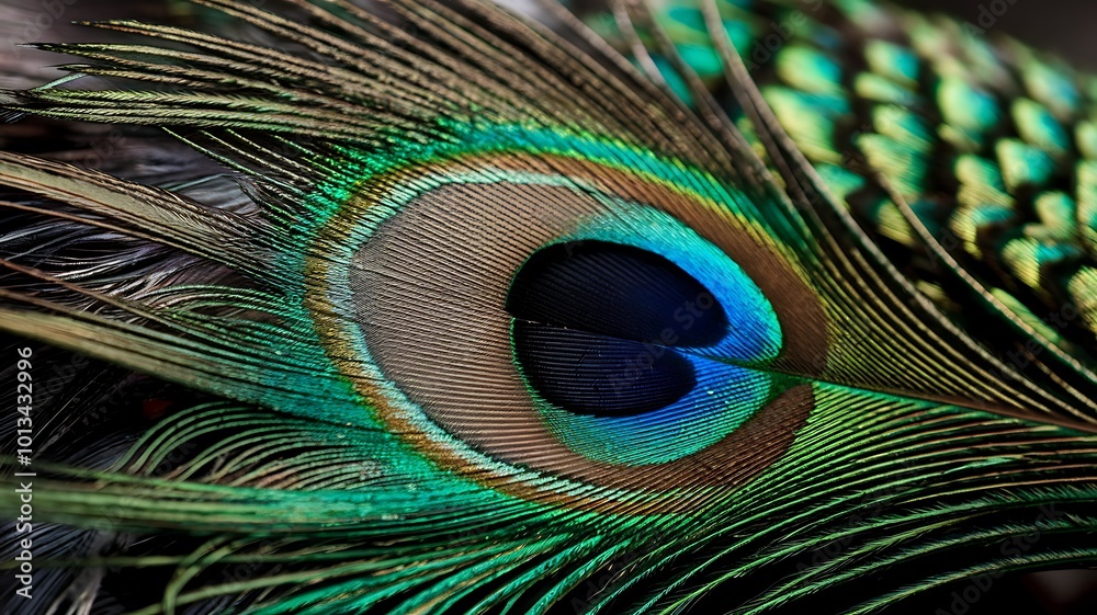 Obraz premium peacock with feathers