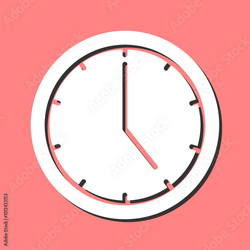 Clock Vector Icon