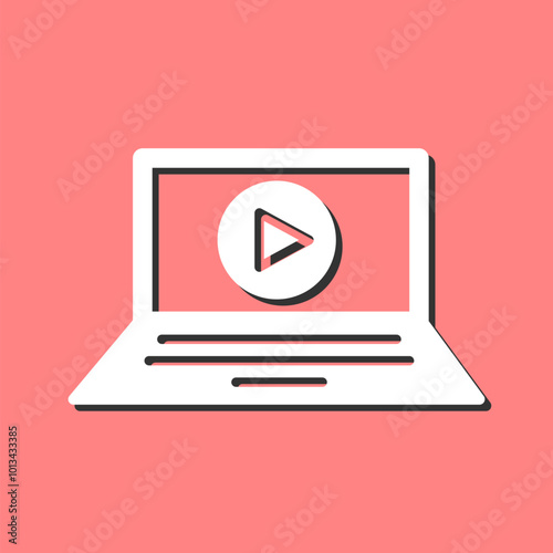 Play Video Vector Icon