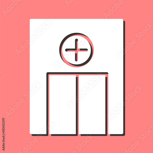 Emergency Room Vector Icon