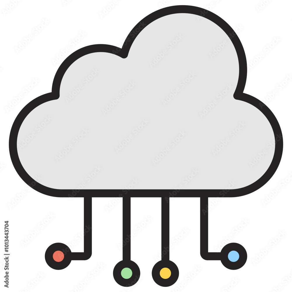 Cloud Computing Icon Element For Design Cloud Computing Icon Element For Design