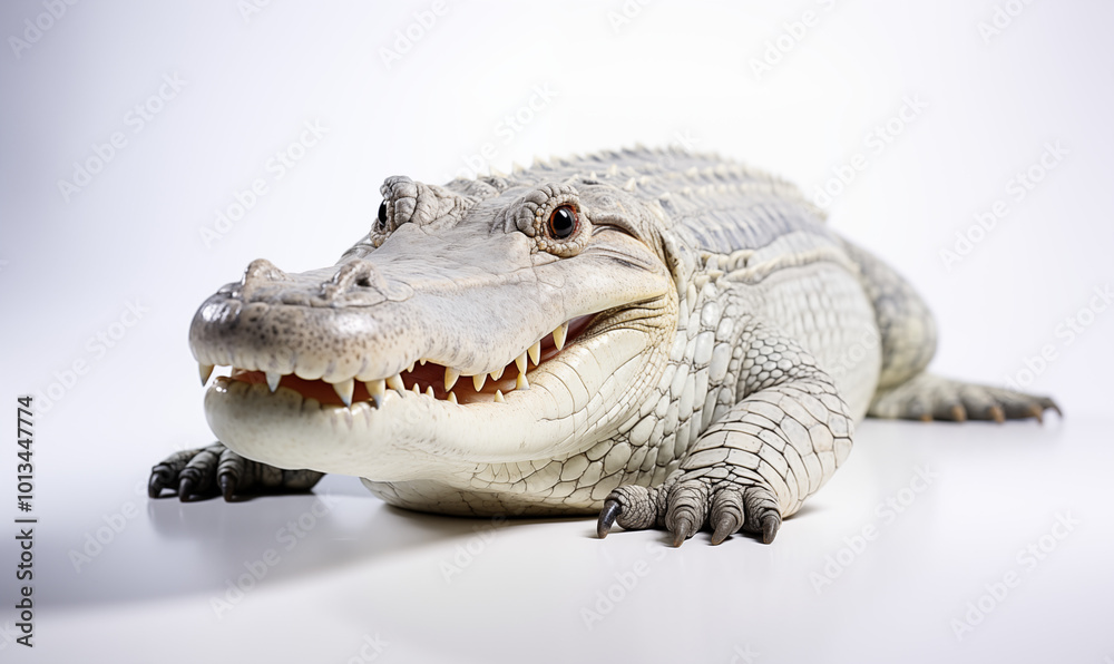 Obraz premium A crocodile studio shot on a clean background