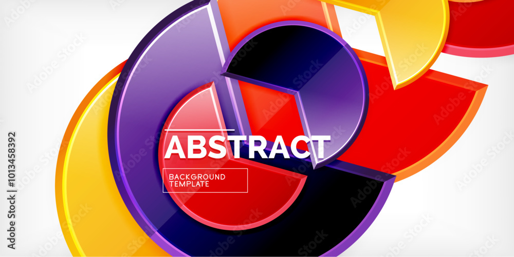 Trendy round shapes with triangular angle design element. Vector Illustration For Wallpaper, Banner, Background, Card, Book Illustration, landing page Trendy round shapes with triangular angle design element. Vector Illustration For Wallpaper, Banner, Background, Card, Book Illustration, landing page