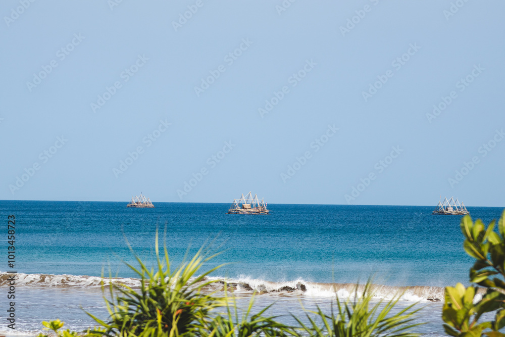 Obraz premium Endless Blue Ocean. Serene and Beautiful Seascape.