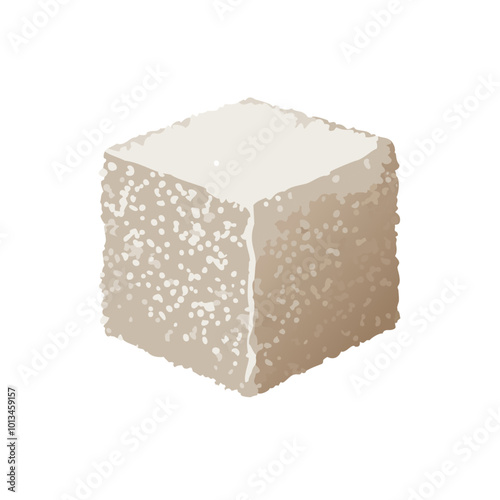 Single Sugar Cube Icon