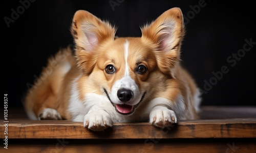 A corgi studio shot on a clean background