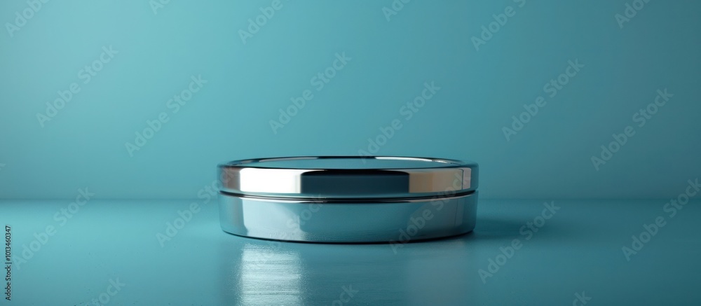 Sleek and Modern Chrome Circular Disc on Minimalist Background Elegant and Contemporary Design Element with Reflective Metallic Finish and Clean Futuristic Aesthetic Sleek and Modern Chrome Circular Disc on Minimalist Background Elegant and Contemporary Design Element with Reflective Metallic Finish and Clean Futuristic Aesthetic