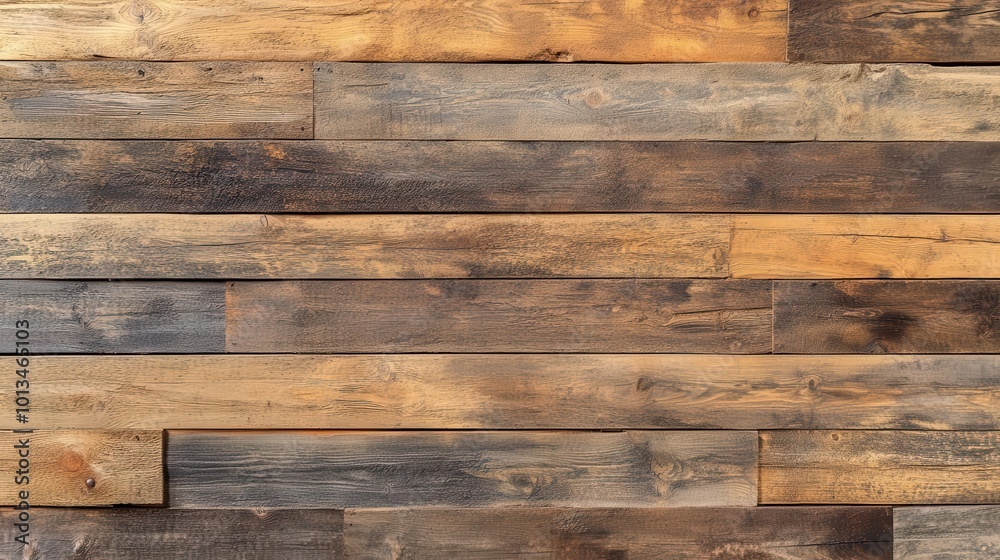 weathered barn wood wall, rich patina of earth tones from pale honey to deep chestnut, knots and grain creating natural artwork, soft diffused light accentuating textures weathered barn wood wall, rich patina of earth tones from pale honey to deep chestnut, knots and grain creating natural artwork, soft diffused light accentuating textures