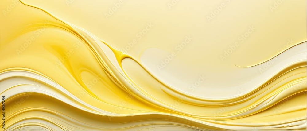 Abstract Yellow Swirls Abstract Yellow Swirls