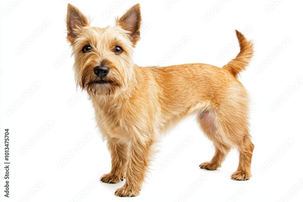 This delightful Scottish Terrier stands proudly, highlighting its short legs and textured fur. The dog exudes a lively personality with a curious gaze, perfect for any dog lover's collection. This delightful Scottish Terrier stands proudly, highlighting its short legs and textured fur. The dog exudes a lively personality with a curious gaze, perfect for any dog lover's collection.