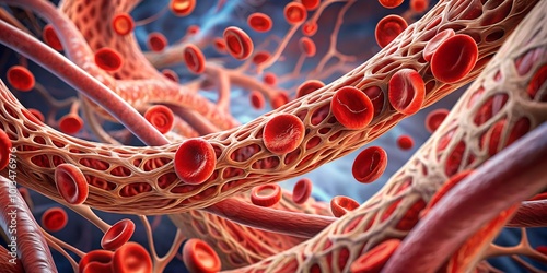 blood vessel  Micro generate ai