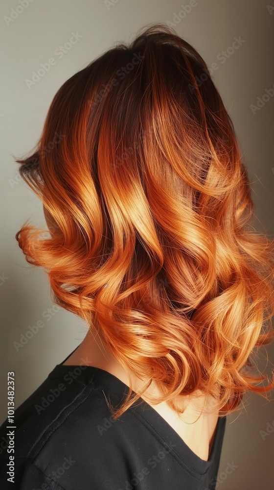 sample of a woman's hair color and texture sample of a woman's hair color and texture