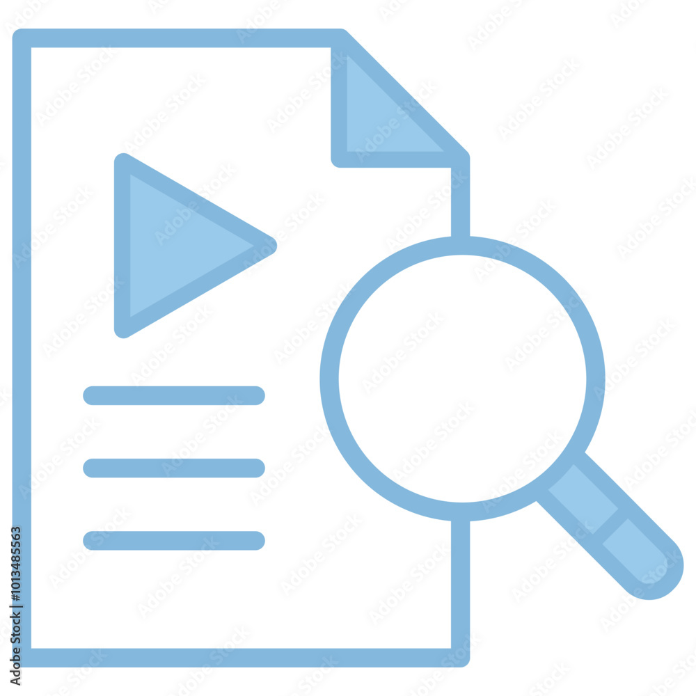 Video Search Icon Element For Design Video Search Icon Element For Design