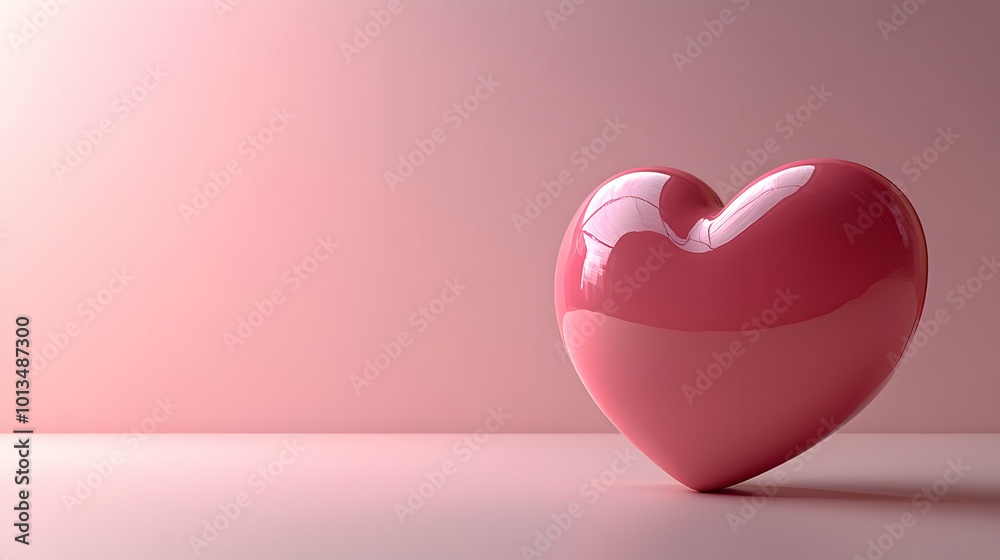 3D Soft Pink Background with Heart Icon - Compassion Message Copy Space for Human Rights Day 3D Soft Pink Background with Heart Icon - Compassion Message Copy Space for Human Rights Day