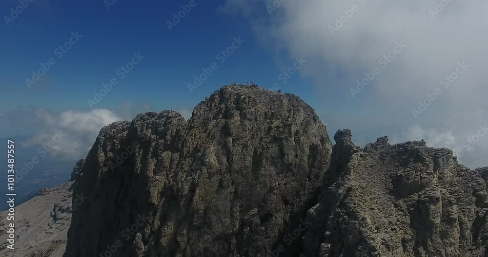 Approaching the top of Mount Olympus in Greece Approaching the top of Mount Olympus in Greece