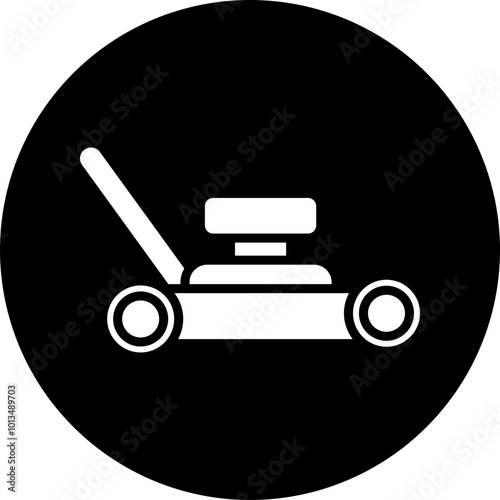 Lawnmower Icon Design