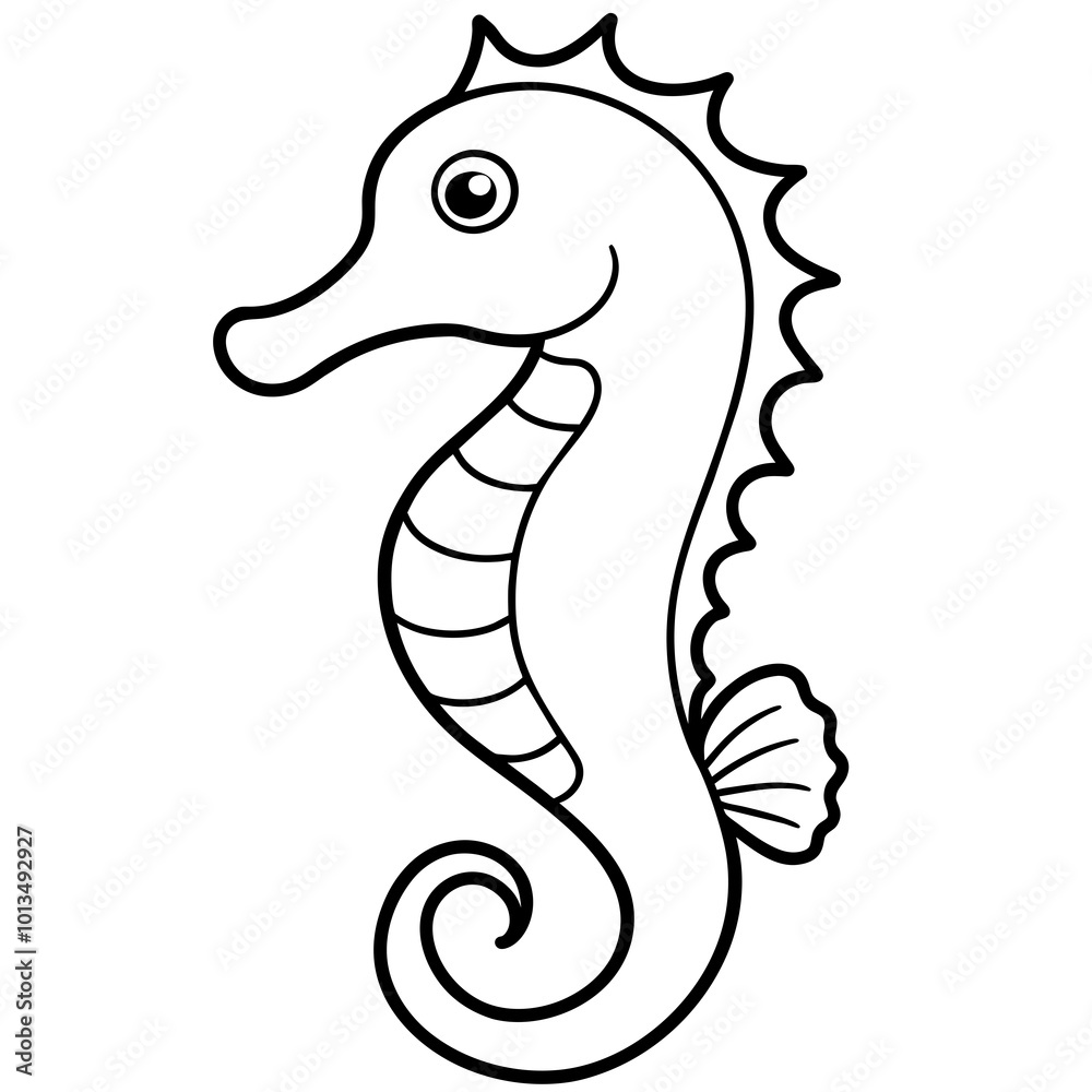 Funny Seahorse Vector Illustration on White Background Cartoons, Clipart, Line Art Design, Funny seahorse vector art on white background, ideal for cartoons, clipart, and line art designs Funny Seahorse Vector Illustration on White Background Cartoons, Clipart, Line Art Design, Funny seahorse vector art on white background, ideal for cartoons, clipart, and line art designs