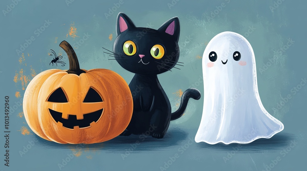 Halloween concept background Halloween concept background