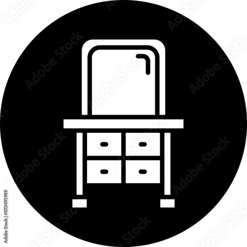 Dressing Table Icon Design