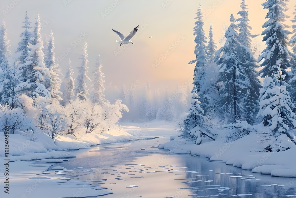 Obraz premium Winter Landscape 