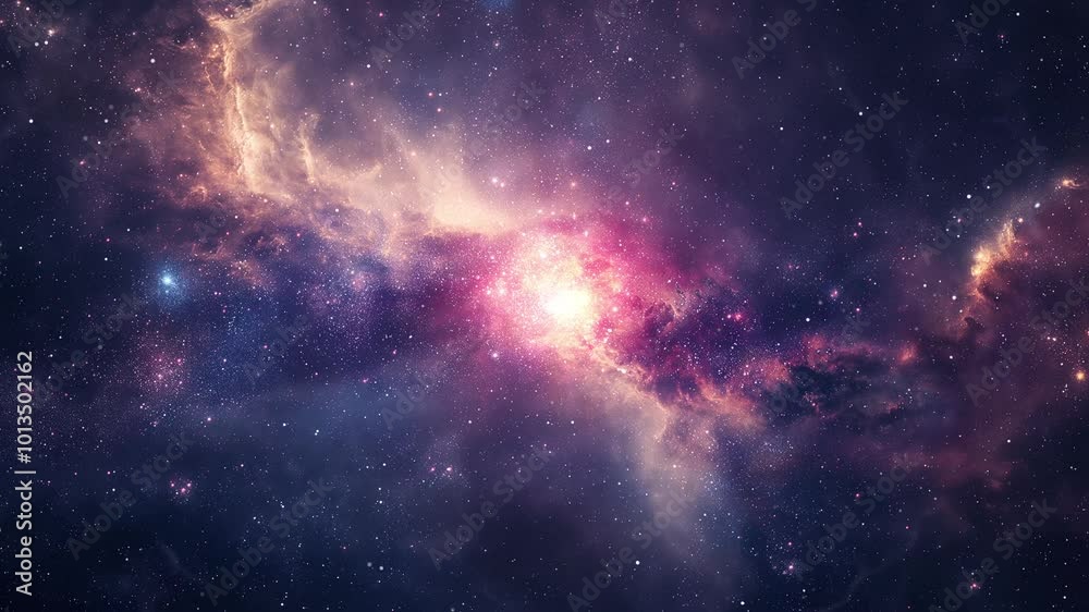 Floating In A Different Deep Space Galaxy With Thousands Of Twinkling Protostars Floating In A Different Deep Space Galaxy With Thousands Of Twinkling Protostars