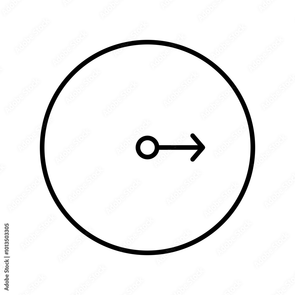 radius line icon radius line icon