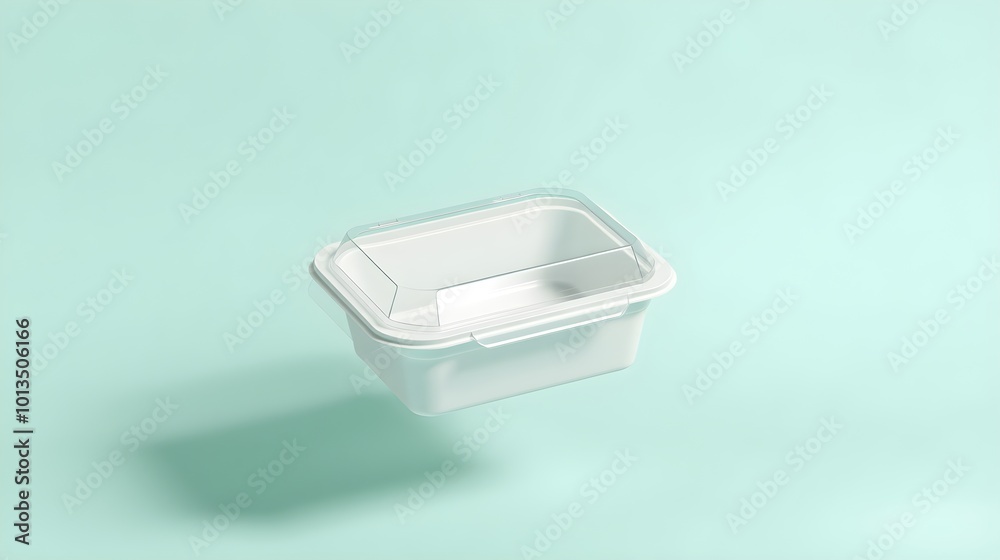 custom made wallpaper toronto digitalClear Lid Lunch Box Mockup