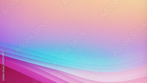 Gradient Background with Hologram Colors: Futuristic and Dreamy Design