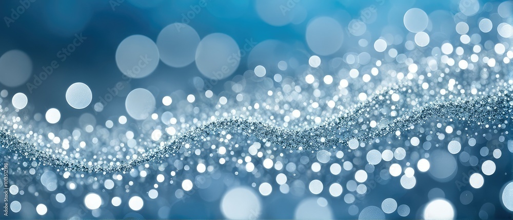 Abstract Blue and White Bokeh Background Abstract Blue and White Bokeh Background