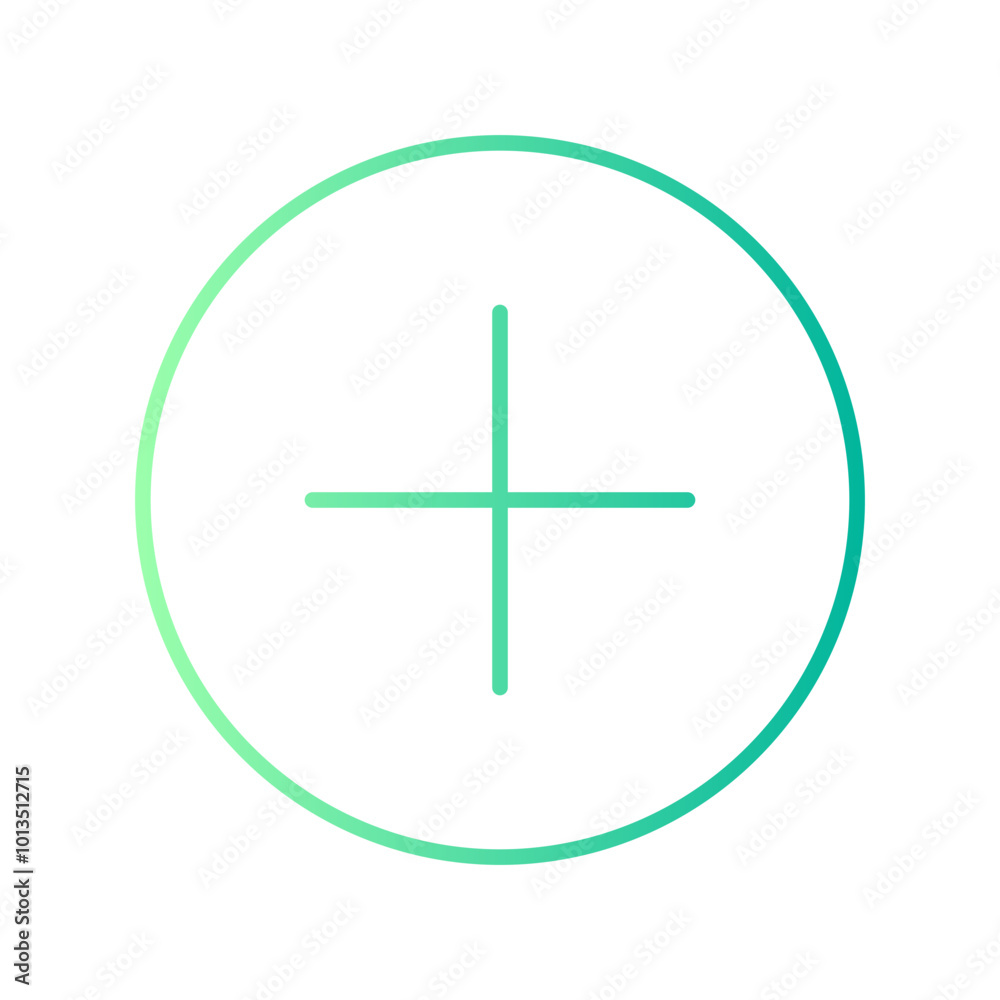 Fototapeta premium plus gradient icon