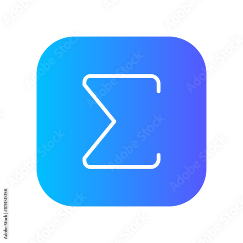 sigma gradient icon