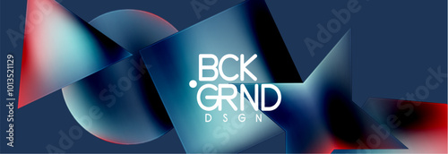 Fluid color geometric shapes abstract background. Vector Illustration For Wallpaper, Banner, Background, Card, Book Illustration, landing page