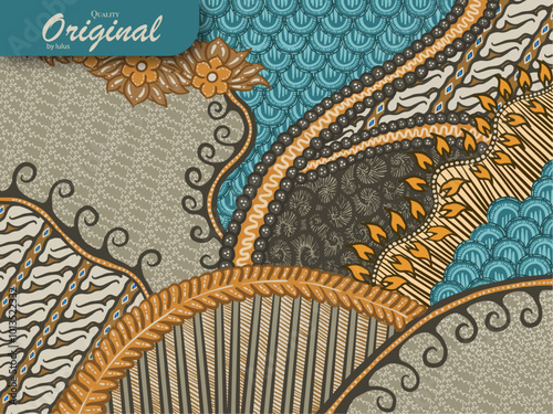 source file for batik designs from Indonesia, very easy to change colors