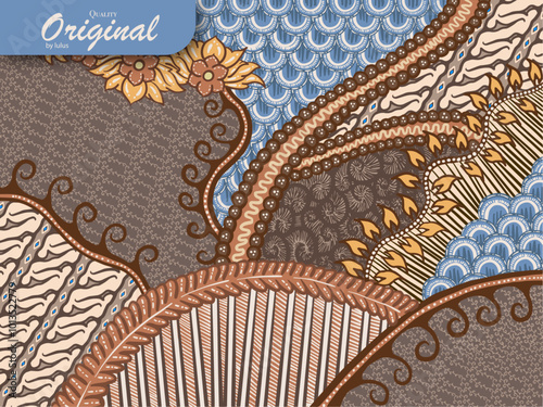 source file for batik designs from Indonesia, very easy to change colors