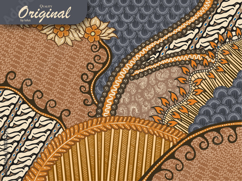 source file for batik designs from Indonesia, very easy to change colors