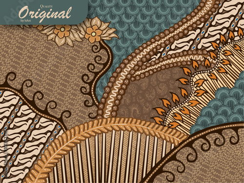 source file for batik designs from Indonesia, very easy to change colors