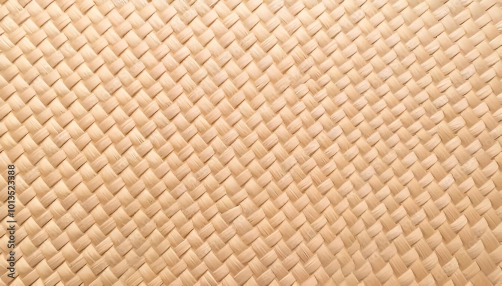 Abstract detailed view of the intricate weaving pattern of a texture natural fiber material, showcasing the uniformity and craftsmanship. Abstract detailed view of the intricate weaving pattern of a texture natural fiber material, showcasing the uniformity and craftsmanship.