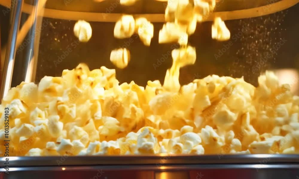 Popcorn Machine in Action