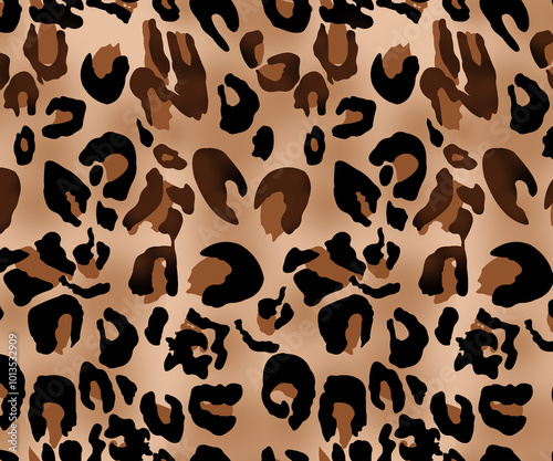 leopard print clothes fashion design. leopard spots 