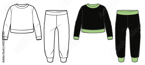 SPORTS SET: SWEATSHIRT AND SWEATPANTS CADS