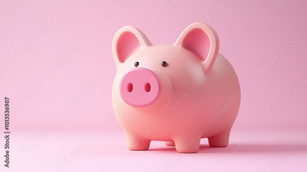 A cute pink piggy bank sits against a soft pink background, symbolizing savings and financial planning for individuals and families. A cute pink piggy bank sits against a soft pink background, symbolizing savings and financial planning for individuals and families.