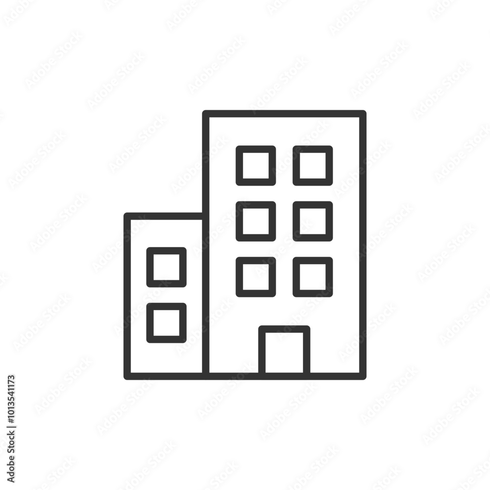 Building icon. Real estate symbol modern, simple, vector, icon for website design, mobile app, ui. Vector Illustration Building icon. Real estate symbol modern, simple, vector, icon for website design, mobile app, ui. Vector Illustration