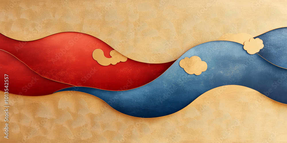 Traditional Chinese elements Xiangyun texture art illustration background
Traditional Chinese elements Xiangyun texture art illustration background