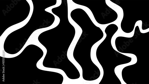 Abstract Doodle Shape Texture Background