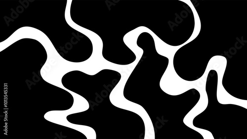 Abstract Doodle Shape Texture Background