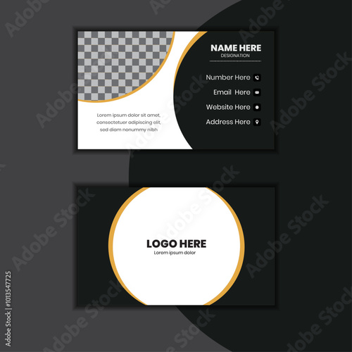 business card template